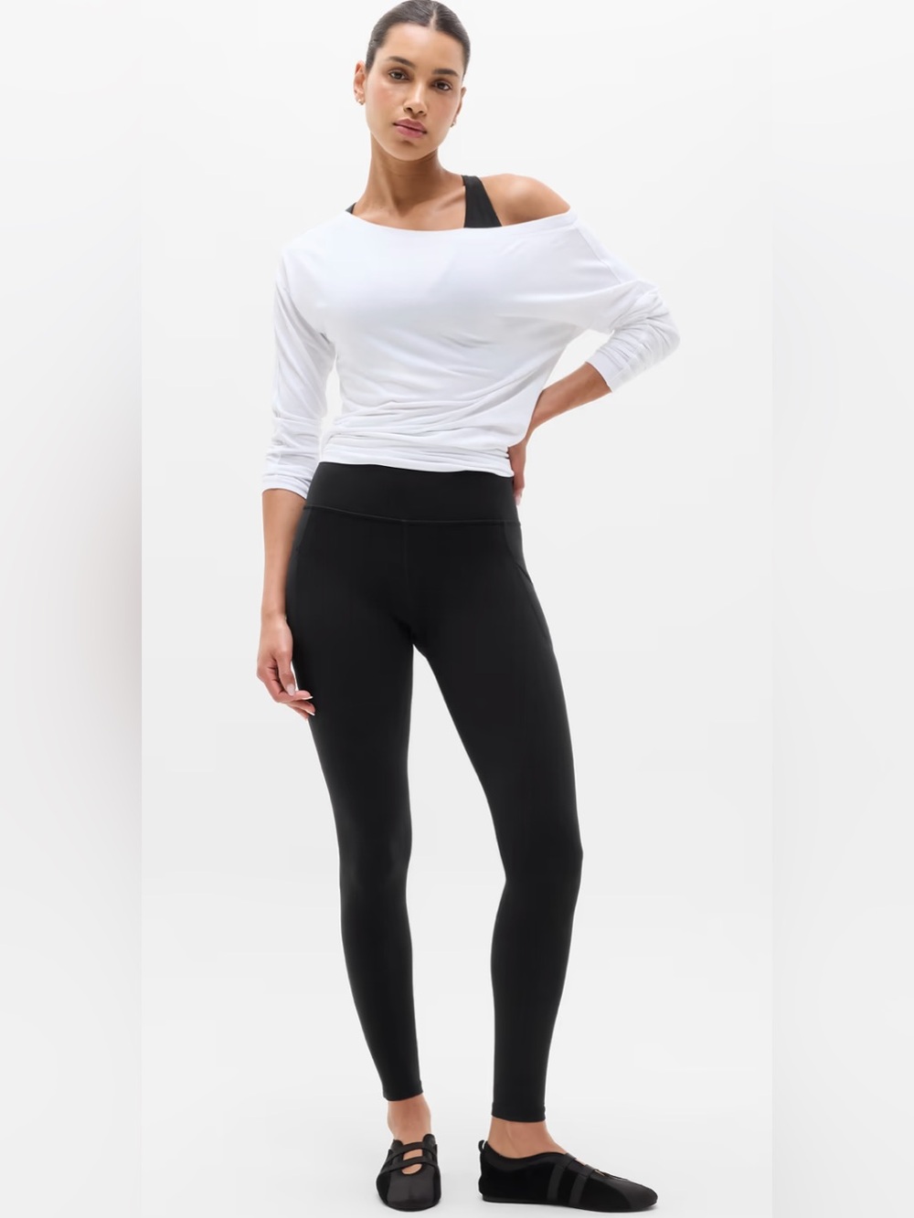 Athleta Salutation Stash High Rise Leggings Women’s S Black